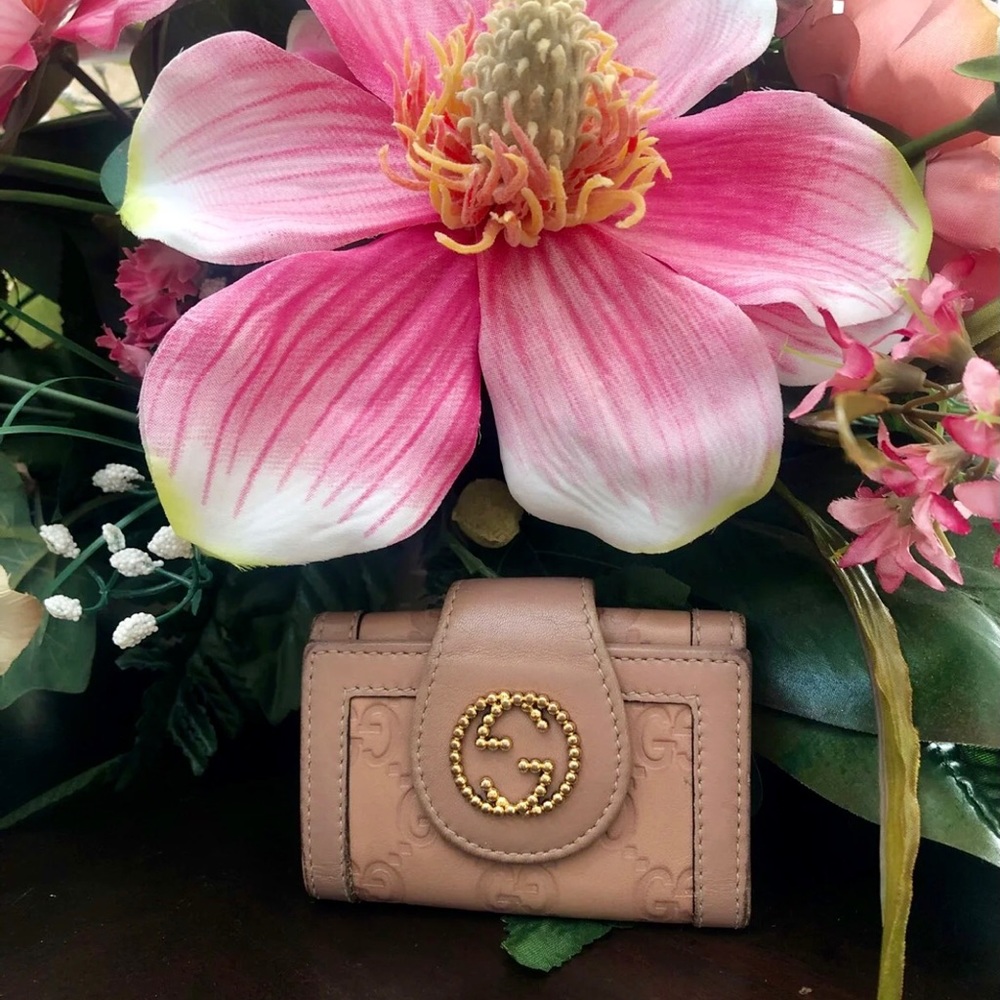 Gucci guccissima 6 keys & card case
